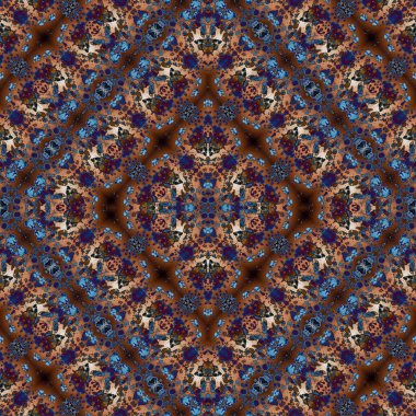 Kusursuz sanat modeli. Mozaik arka plan. Mandala 'nın pürüzsüz dokusu. Soyut arkaplan. Sanat mozaiği