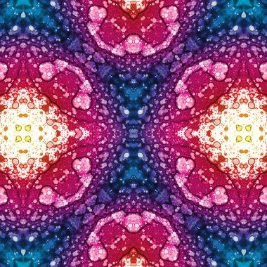 Kusursuz sanat modeli. Mozaik arka plan. Mandala 'nın pürüzsüz dokusu. Soyut arkaplan. Sanat mozaiği