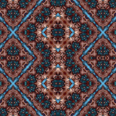 Kusursuz sanat modeli. Mozaik arka plan. Mandala 'nın pürüzsüz dokusu. Soyut arkaplan. Sanat mozaiği