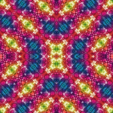 Kusursuz sanat modeli. Mozaik arka plan. Mandala 'nın pürüzsüz dokusu. Soyut arkaplan. Sanat mozaiği