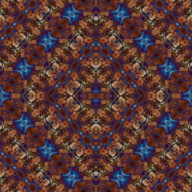 Kusursuz sanat modeli. Mozaik arka plan. Mandala 'nın pürüzsüz dokusu. Soyut arkaplan. Sanat mozaiği