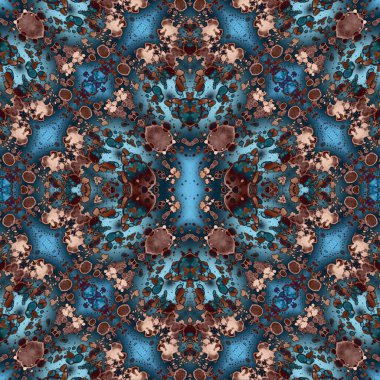 Kusursuz sanat modeli. Mozaik arka plan. Mandala 'nın pürüzsüz dokusu. Soyut arkaplan. Sanat mozaiği