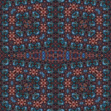 Kusursuz sanat modeli. Mozaik arka plan. Mandala 'nın pürüzsüz dokusu. Soyut arkaplan. Sanat mozaiği