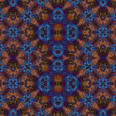 Kusursuz sanat modeli. Mozaik arka plan. Mandala 'nın pürüzsüz dokusu. Soyut arkaplan. Sanat mozaiği