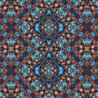 Kusursuz sanat modeli. Mozaik arka plan. Mandala 'nın pürüzsüz dokusu. Soyut arkaplan. Sanat mozaiği