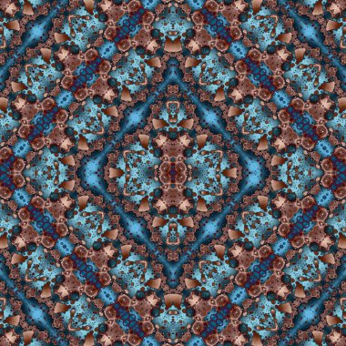 Kusursuz sanat modeli. Mozaik arka plan. Mandala 'nın pürüzsüz dokusu. Soyut arkaplan. Sanat mozaiği