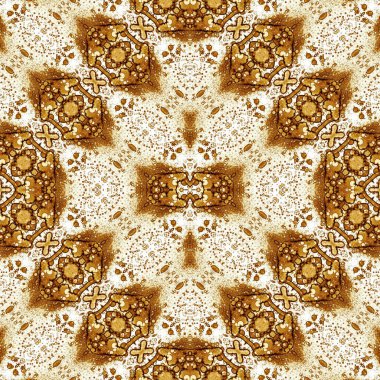 Kusursuz sanat modeli. Mozaik arka plan. Mandala 'nın pürüzsüz dokusu. Soyut arkaplan. Sanat mozaiği