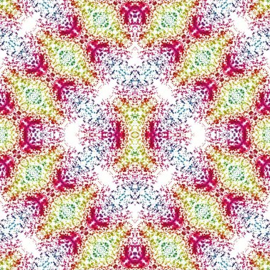 Kusursuz sanat modeli. Mozaik arka plan. Mandala 'nın pürüzsüz dokusu. Soyut arkaplan. Sanat mozaiği