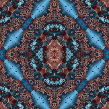 Kusursuz sanat modeli. Mozaik arka plan. Mandala 'nın pürüzsüz dokusu. Soyut arkaplan. Sanat mozaiği