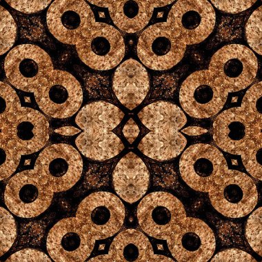 Kusursuz sanat modeli. Mozaik arka plan. Mandala 'nın pürüzsüz dokusu. Soyut arkaplan. Sanat mozaiği