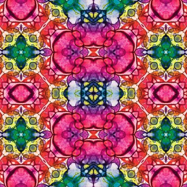 Kusursuz sanat modeli. Mozaik arka plan. Mandala 'nın pürüzsüz dokusu. Soyut arkaplan. Sanat mozaiği