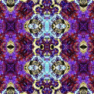 Kusursuz sanat modeli. Mozaik arka plan. Mandala 'nın pürüzsüz dokusu. Soyut arkaplan. Sanat mozaiği