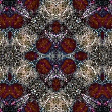 Kusursuz sanat modeli. Mozaik arka plan. Mandala 'nın pürüzsüz dokusu. Soyut arkaplan. Sanat mozaiği