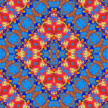 Kusursuz sanat modeli. Mozaik arka plan. Mandala 'nın pürüzsüz dokusu. Soyut arkaplan. Sanat mozaiği