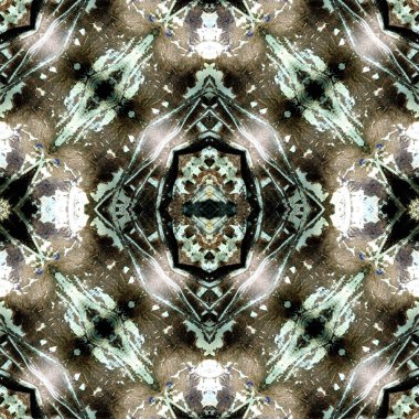 Kusursuz sanat modeli. Mozaik arka plan. Mandala 'nın pürüzsüz dokusu. Soyut arkaplan. Sanat mozaiği