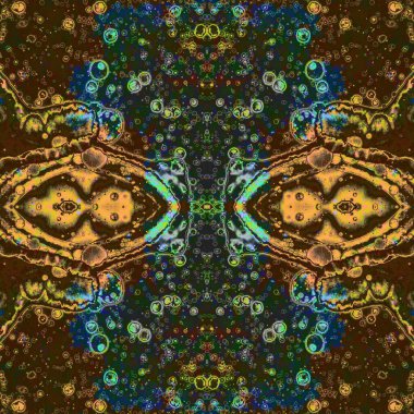 Kusursuz sanat modeli. Mozaik arka plan. Mandala 'nın pürüzsüz dokusu. Soyut arkaplan. Sanat mozaiği