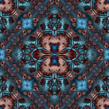 Kusursuz sanat modeli. Mozaik arka plan. Mandala 'nın pürüzsüz dokusu. Soyut arkaplan. Sanat mozaiği