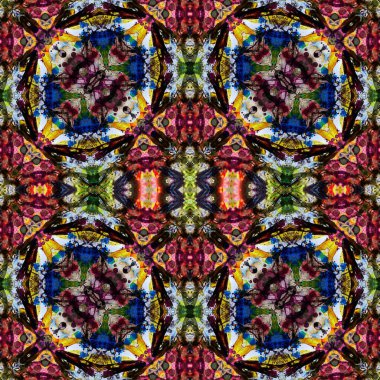 Kusursuz sanat modeli. Mozaik arka plan. Mandala 'nın pürüzsüz dokusu. Soyut arkaplan. Sanat mozaiği