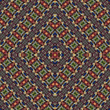 Kusursuz sanat modeli. Mozaik arka plan. Mandala 'nın pürüzsüz dokusu. Soyut arkaplan. Sanat mozaiği