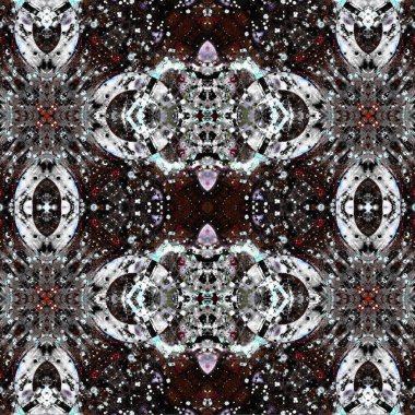 Kusursuz sanat modeli. Mozaik arka plan. Mandala 'nın pürüzsüz dokusu. Soyut arkaplan. Sanat mozaiği