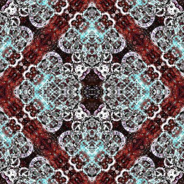 Kusursuz etnik düzen. Yaratıcı doku arka planı. Karmaşık bir doku. Geçmişe dönüş. Sanat deseni