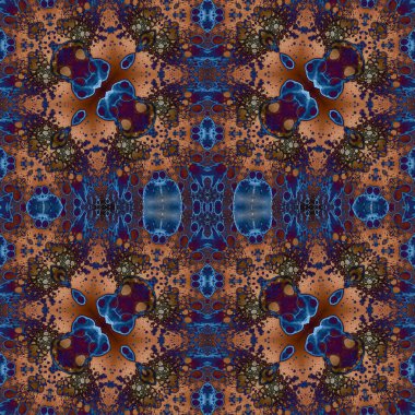 Kusursuz sanat modeli. Mozaik arka plan. Mandala 'nın pürüzsüz dokusu. Soyut arkaplan. Sanat mozaiği