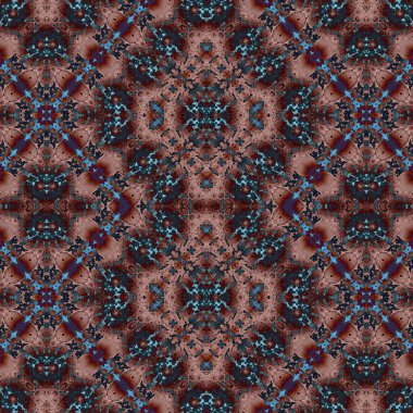 Kusursuz sanat modeli. Mozaik arka plan. Mandala 'nın pürüzsüz dokusu. Soyut arkaplan. Sanat mozaiği