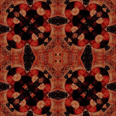 Kusursuz sanat modeli. Mozaik arka plan. Mandala 'nın pürüzsüz dokusu. Soyut arkaplan. Sanat mozaiği