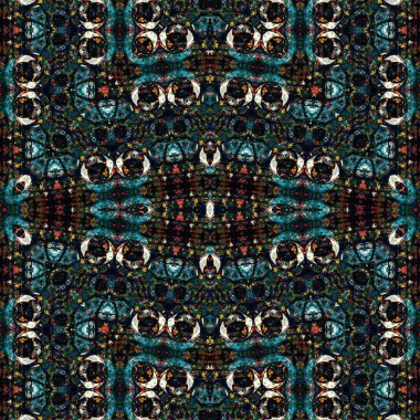 Kusursuz sanat modeli. Mozaik arka plan. Mandala 'nın pürüzsüz dokusu. Soyut arkaplan. Sanat mozaiği