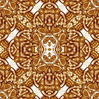 Kusursuz sanat modeli. Mozaik arka plan. Mandala 'nın pürüzsüz dokusu. Soyut arkaplan. Sanat mozaiği