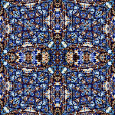 Kusursuz sanat modeli. Mozaik arka plan. Mandala 'nın pürüzsüz dokusu. Soyut arkaplan. Sanat mozaiği