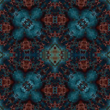 Kusursuz sanat modeli. Mozaik arka plan. Mandala 'nın pürüzsüz dokusu. Soyut arkaplan. Sanat mozaiği