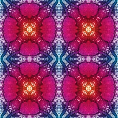 Kusursuz sanat modeli. Mozaik arka plan. Mandala 'nın pürüzsüz dokusu. Soyut arkaplan. Sanat mozaiği