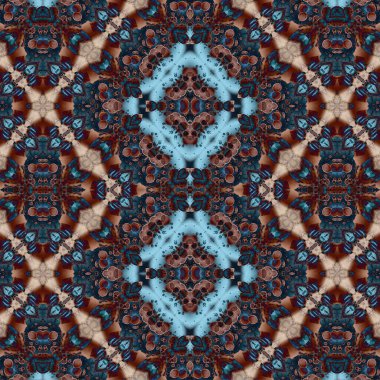 Kusursuz sanat modeli. Mozaik arka plan. Mandala 'nın pürüzsüz dokusu. Soyut arkaplan. Sanat mozaiği