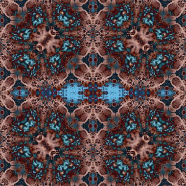 Kusursuz sanat modeli. Mozaik arka plan. Mandala 'nın pürüzsüz dokusu. Soyut arkaplan. Sanat mozaiği