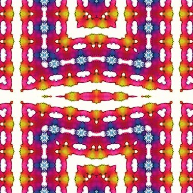 Kusursuz etnik düzen. Yaratıcı doku arka planı. Karmaşık bir doku. Geçmişe dönüş. Sanat deseni