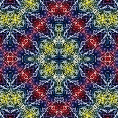 Kusursuz etnik düzen. Yaratıcı doku arka planı. Karmaşık bir doku. Geçmişe dönüş. Sanat deseni