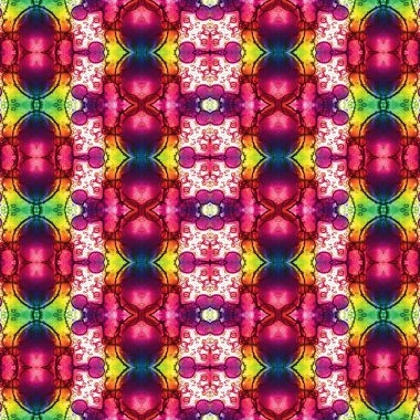 Kusursuz etnik düzen. Yaratıcı doku arka planı. Karmaşık bir doku. Geçmişe dönüş. Sanat deseni