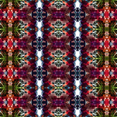 Kusursuz etnik düzen. Yaratıcı doku arka planı. Karmaşık bir doku. Geçmişe dönüş. Sanat deseni