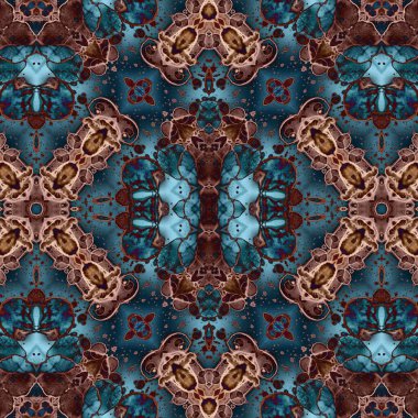 Kusursuz etnik düzen. Yaratıcı doku arka planı. Karmaşık bir doku. Geçmişe dönüş. Sanat deseni