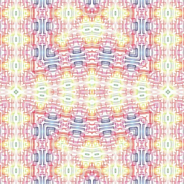 Kusursuz etnik düzen. Yaratıcı doku arka planı. Karmaşık bir doku. Geçmişe dönüş. Sanat deseni