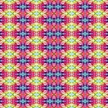 Kusursuz etnik düzen. Yaratıcı doku arka planı. Karmaşık bir doku. Geçmişe dönüş. Sanat deseni