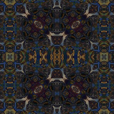 Kusursuz etnik düzen. Yaratıcı doku arka planı. Karmaşık bir doku. Geçmişe dönüş. Sanat deseni