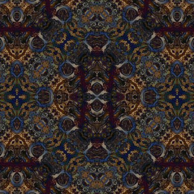 Kusursuz etnik düzen. Yaratıcı doku arka planı. Karmaşık bir doku. Geçmişe dönüş. Sanat deseni