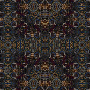 Kusursuz etnik düzen. Yaratıcı doku arka planı. Karmaşık bir doku. Geçmişe dönüş. Sanat deseni