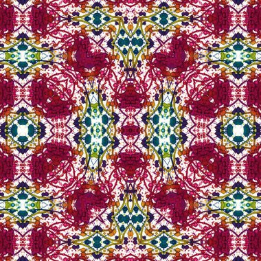 Kusursuz etnik düzen. Yaratıcı doku arka planı. Karmaşık bir doku. Geçmişe dönüş. Sanat deseni