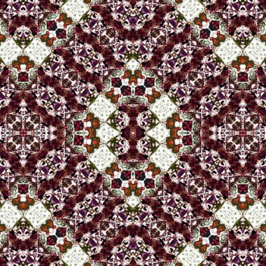 Kusursuz etnik düzen. Yaratıcı doku arka planı. Karmaşık bir doku. Geçmişe dönüş. Sanat deseni