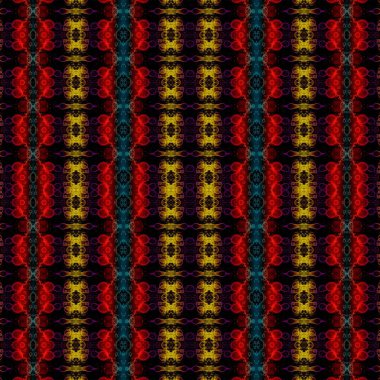 Kusursuz etnik düzen. Yaratıcı doku arka planı. Karmaşık bir doku. Geçmişe dönüş. Sanat deseni