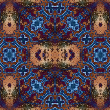 Kusursuz etnik düzen. Yaratıcı doku arka planı. Karmaşık bir doku. Geçmişe dönüş. Sanat deseni