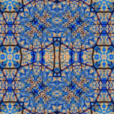 Kusursuz etnik düzen. Yaratıcı doku arka planı. Karmaşık bir doku. Geçmişe dönüş. Sanat deseni